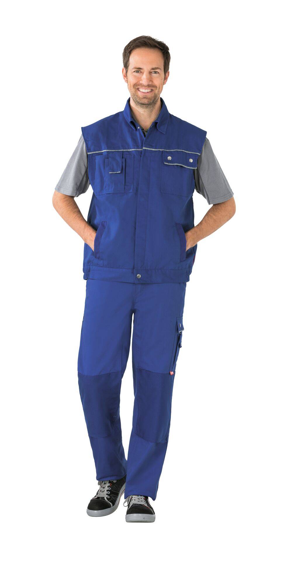 Canvas 320 Weste kornblau/kornblau Größe XXL