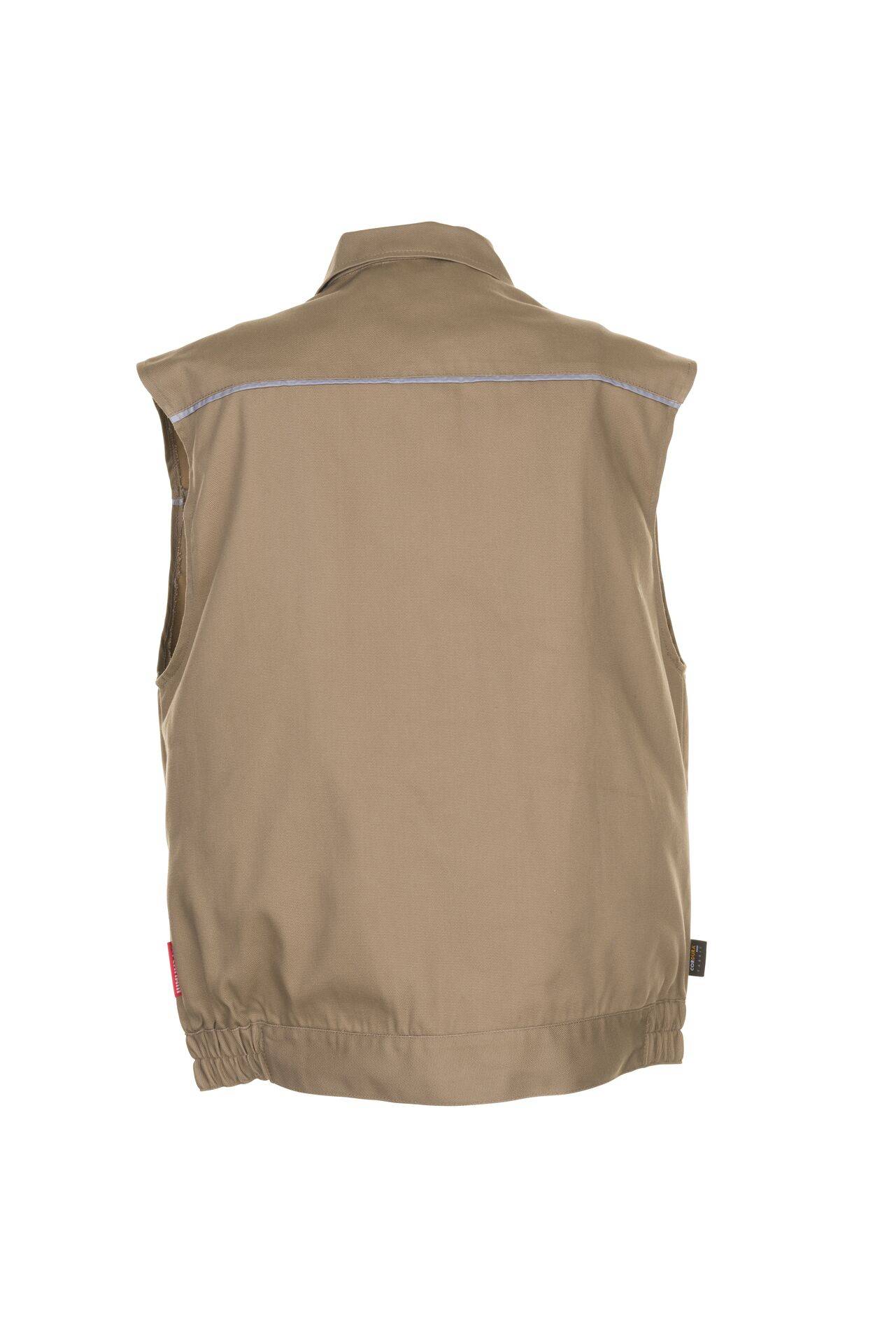Canvas 320 Weste khaki/schwarz Größe M