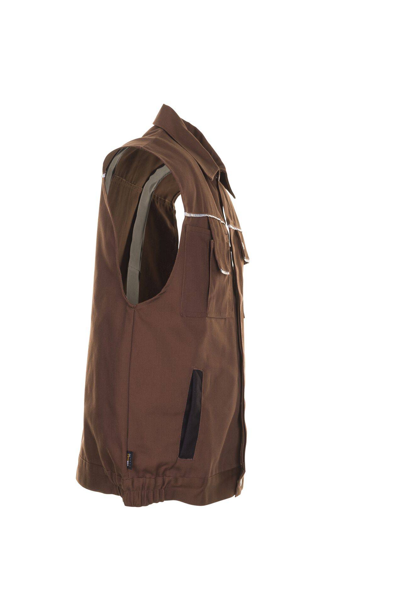 Canvas 320 Weste braun/schwarz Größe XXL