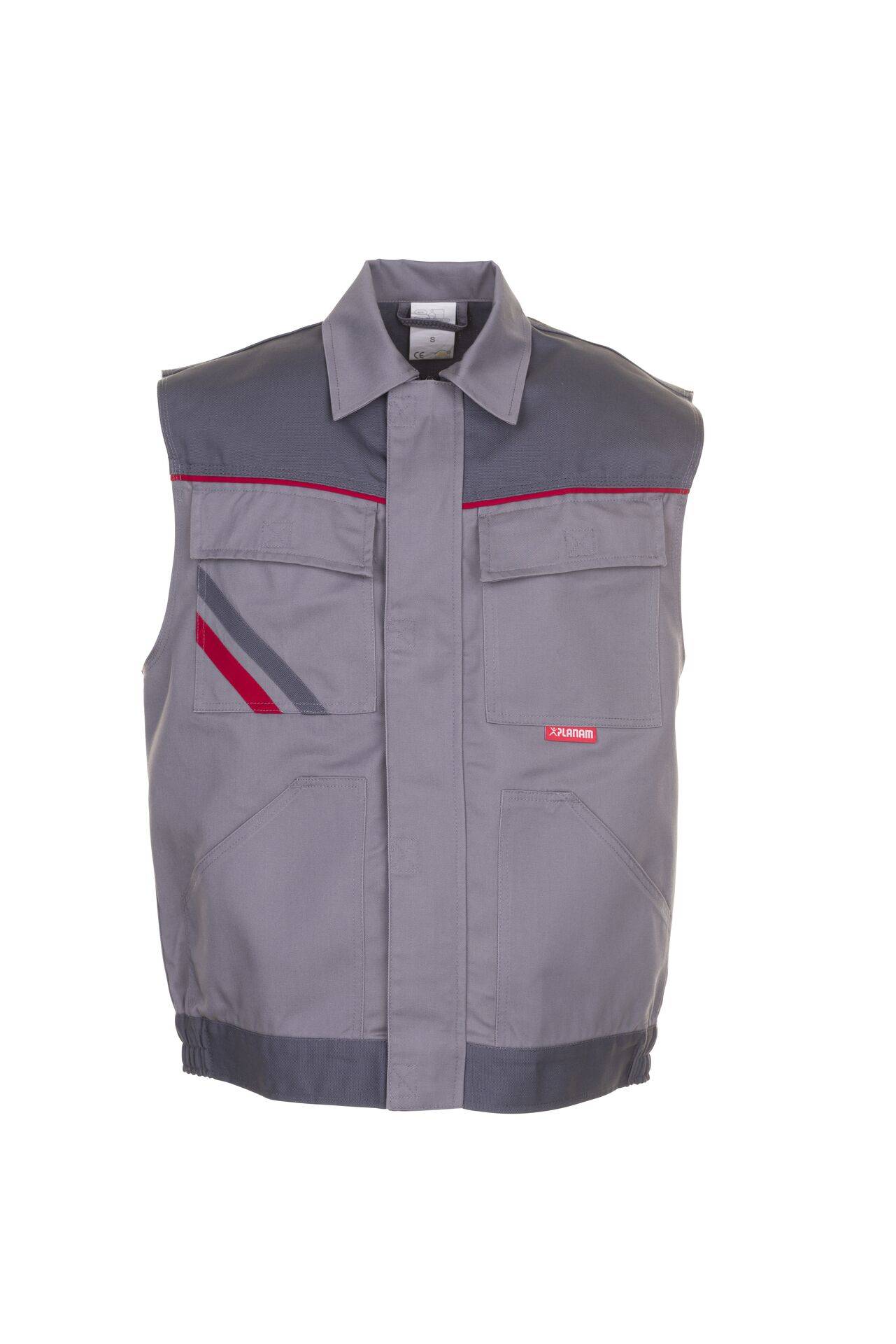 Highline Weste zink/schiefer/rot Größe XL