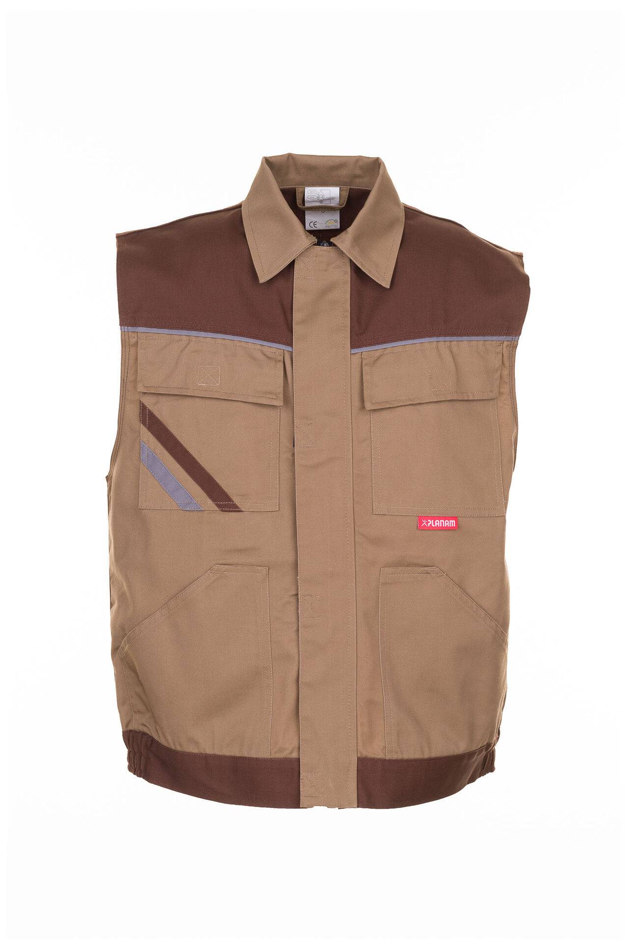 Highline Weste khaki/braun/zink Größe XS