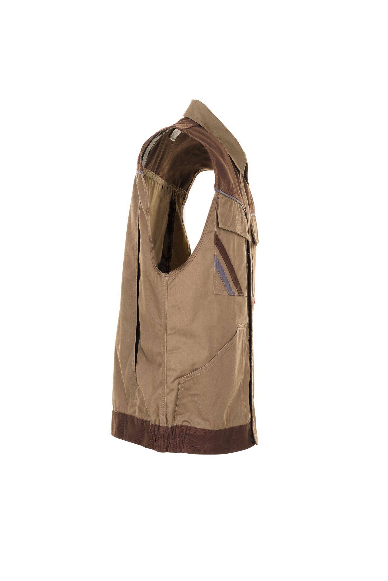 Highline Weste khaki/braun/zink Größe L