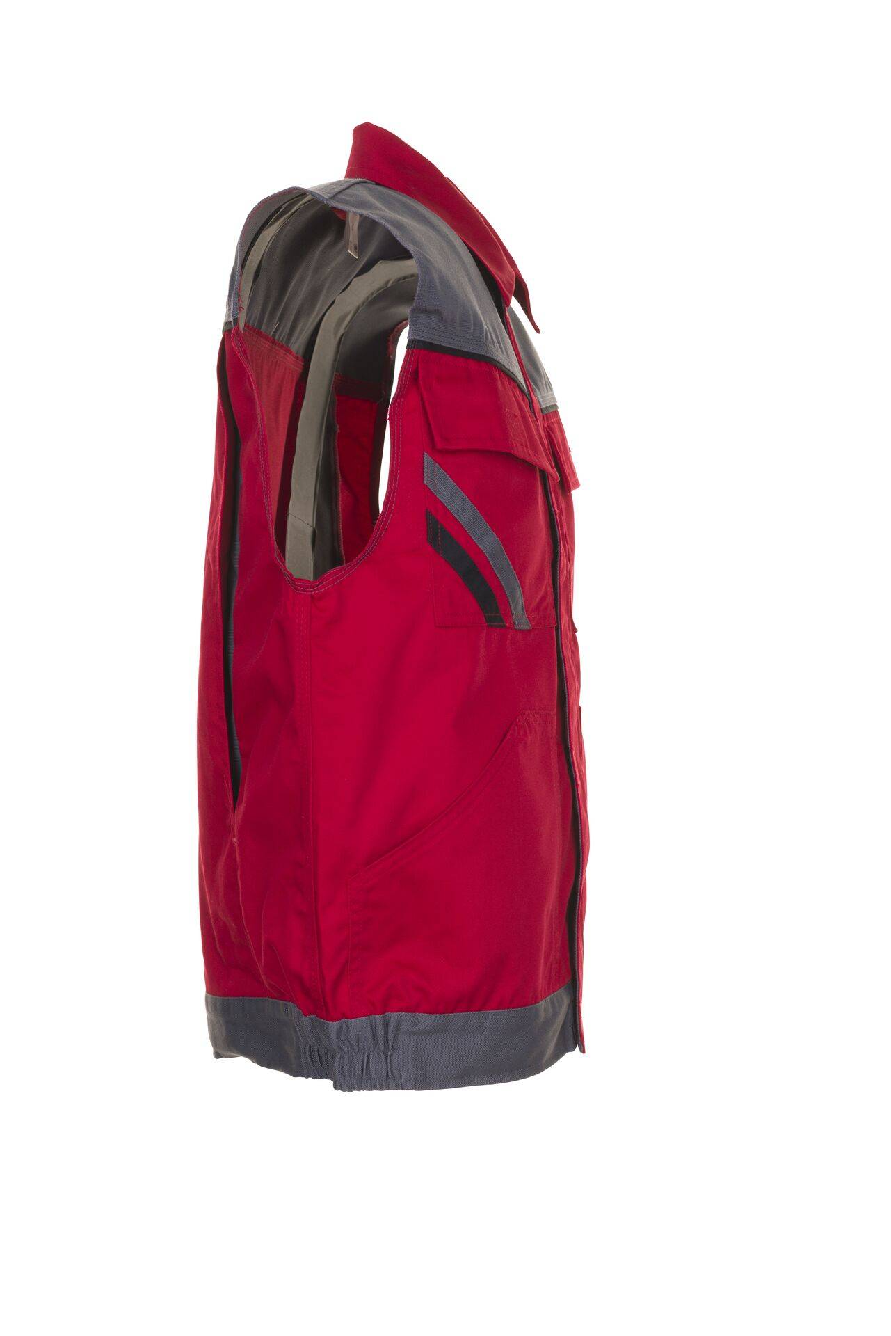 Highline Weste rot/schiefer/schwarz Größe M
