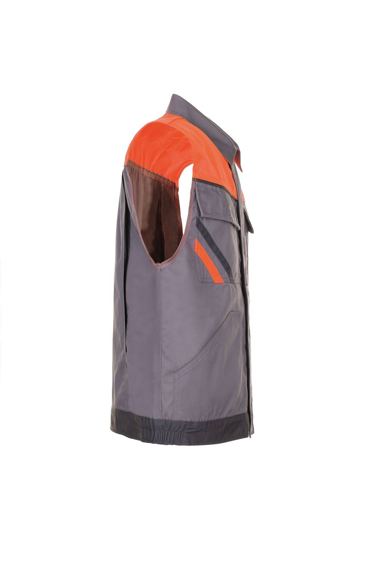 Visline Weste zink/orange/schiefer Größe XS