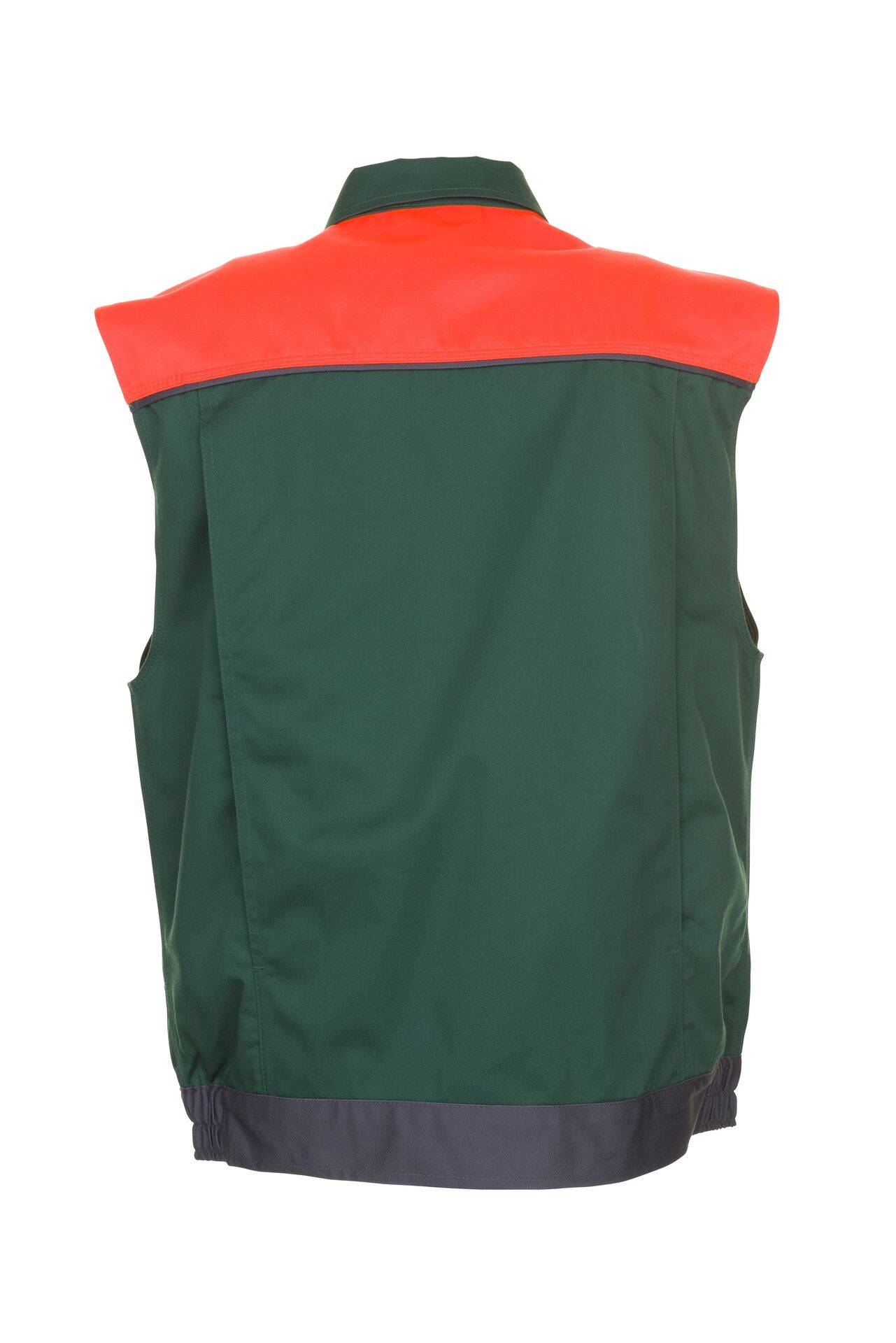 Visline Weste grün/orange/schiefer Größe 4XL