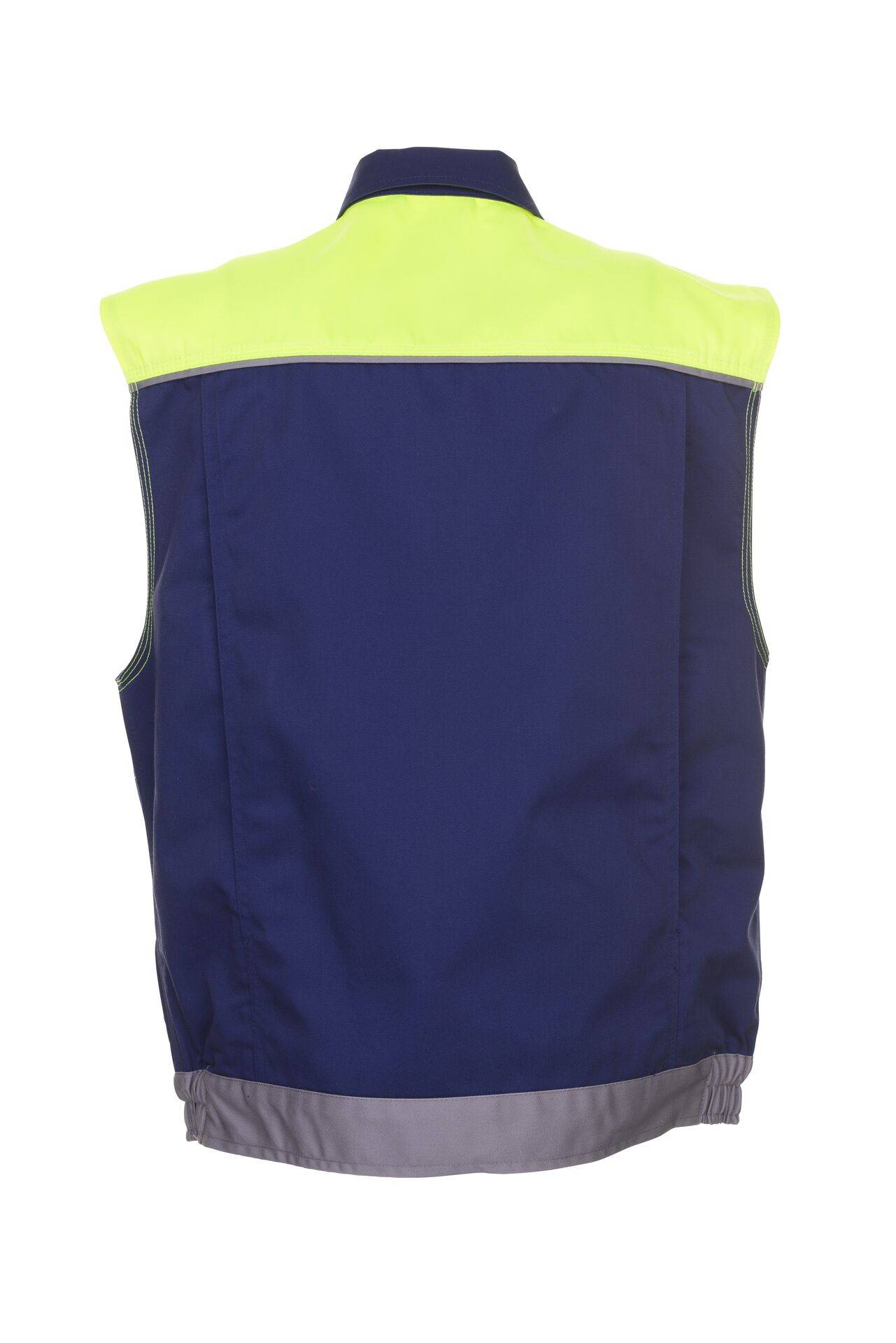 Visline Weste marine/gelb/zink Größe XL