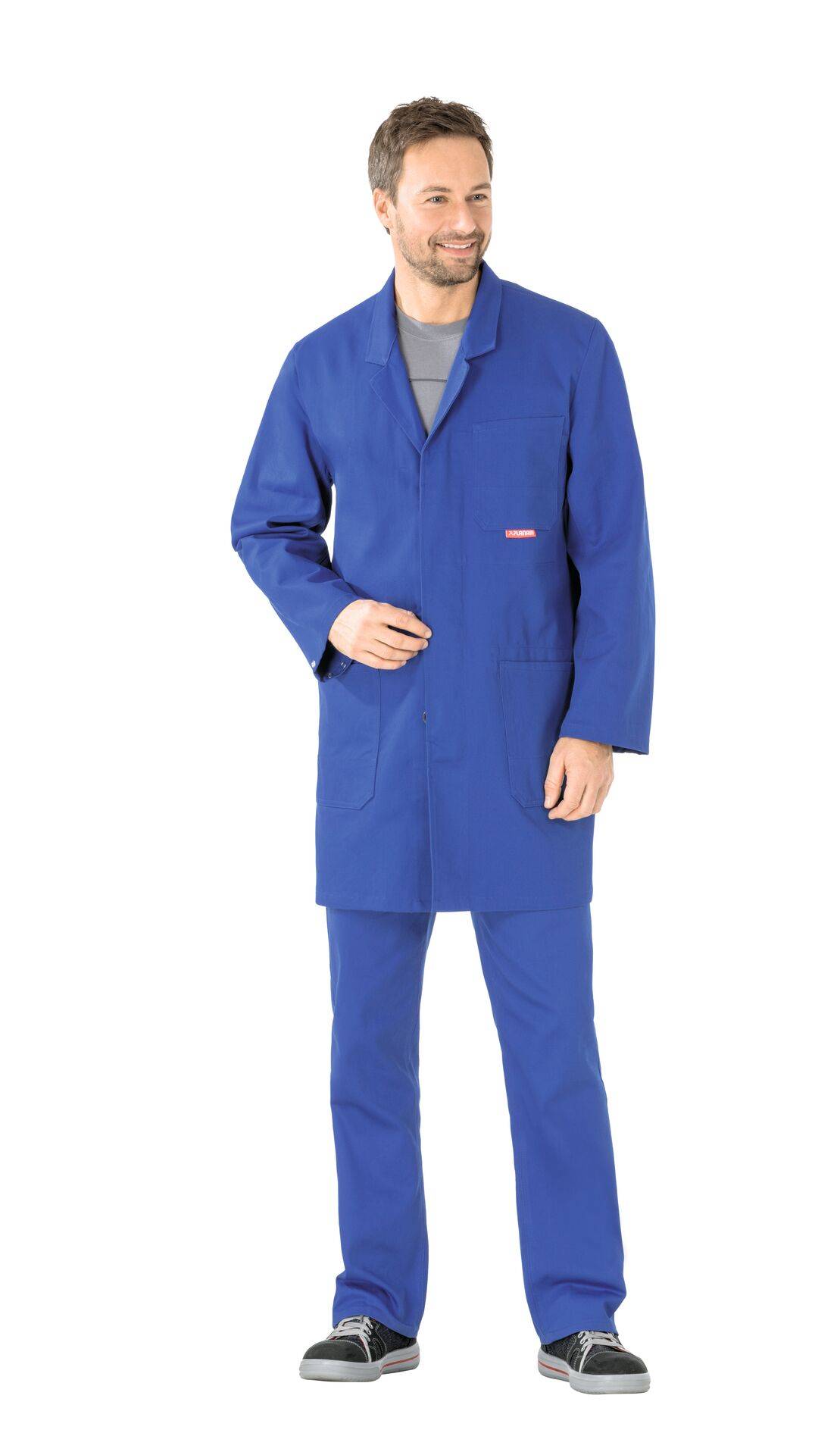 BW 290 Berufsmantel kornblau Größe 102