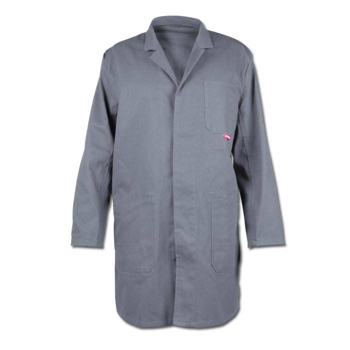 Arbeitsmantel - Gr. 52 - grau - 100% CO - 290 g/m² - widerstandsfähig gegen chemische/mechanische Einflüsse - "BW 290"