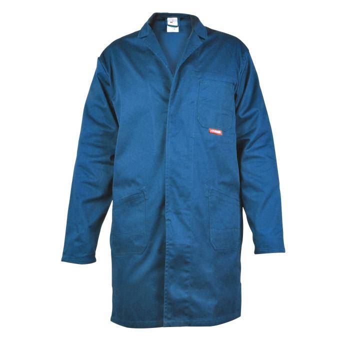 Arbeitsmantel - Gr. 110 - kornblau - 40% PES - 60% CO - 290 g/m² - schmutz- und staubabweisend - atmungsaktiv - "BW 290"