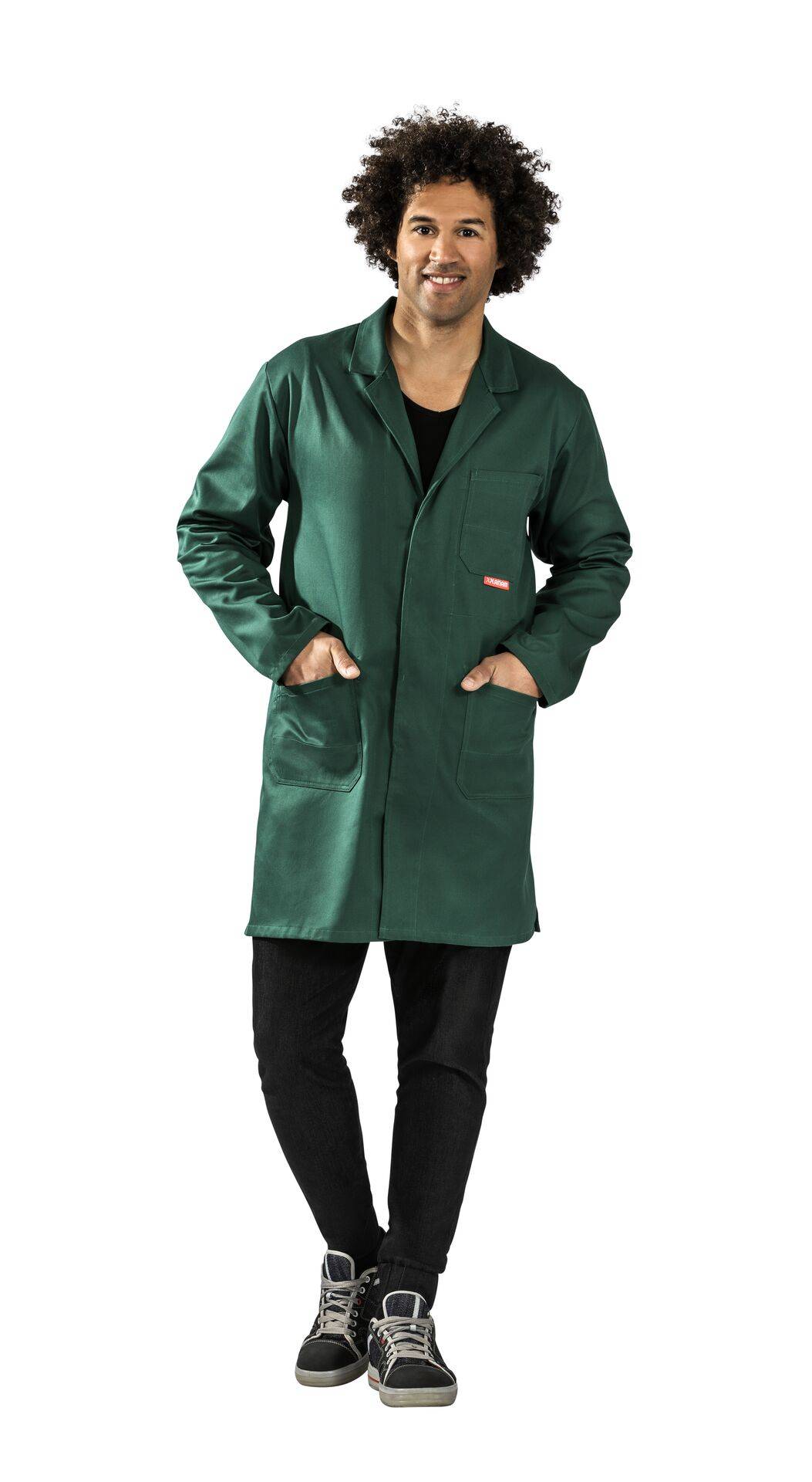 MG 290 Berufsmantel mittelgrün Größe 102