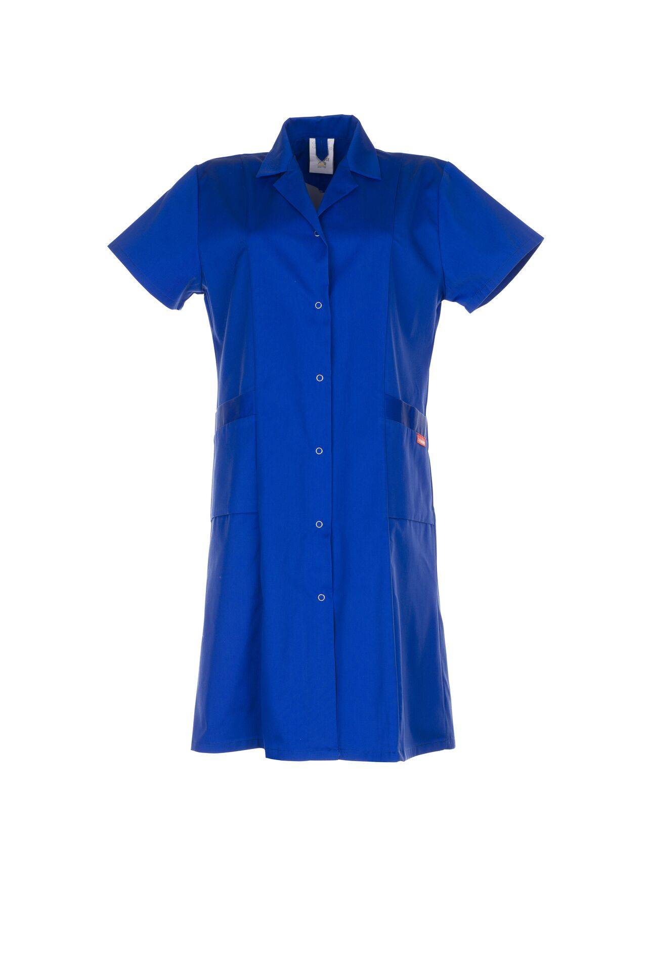 Damen Berufsmantel Baumwolle 1/4-Arm kornblau Größe 50