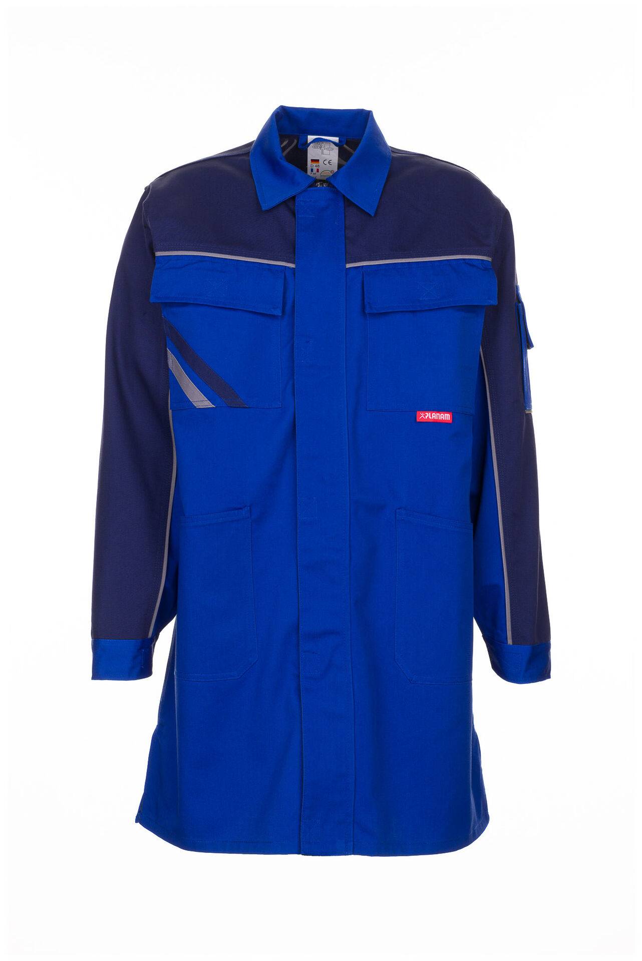 Highline Berufsmantel kornblau/marine/zink Größe 50