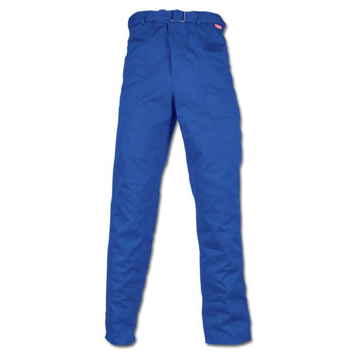 Bundhose - Gr. 42 - kornblau - 100% CO - 290 g/m² - widerstandsfähig gegen chemische/mechanische Einflüsse - "BW 290"