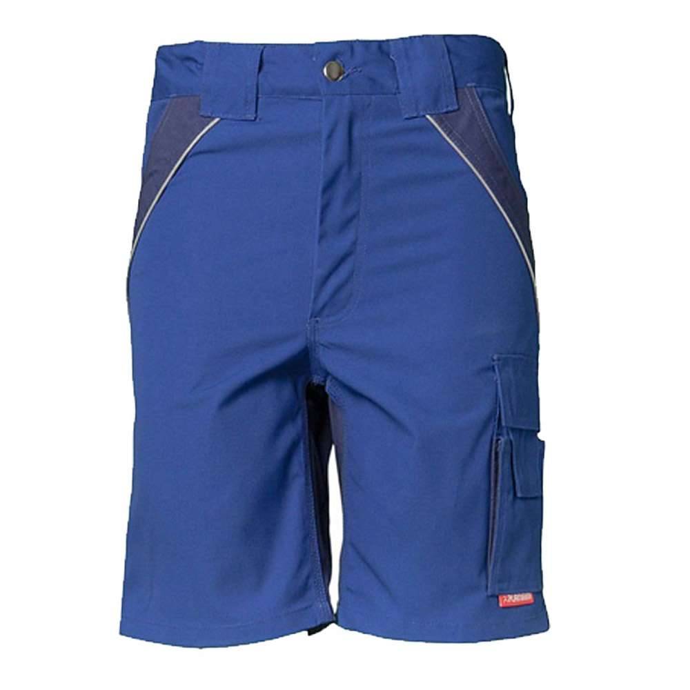Shorts - Gr. S - kornblau/marine - 65 % Polyester/ 35 % Baumwolle - "Plaline" - Reflexbiesen 3MTM - atmungsaktiv