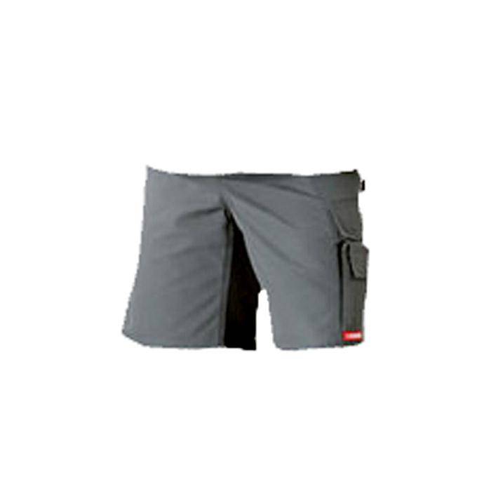 Shorts - Gr. S - schiefer/schwarz - 65 % Polyester/ 35 % Baumwolle - "Plaline" - Reflexbiesen 3MTM - atmungsaktiv