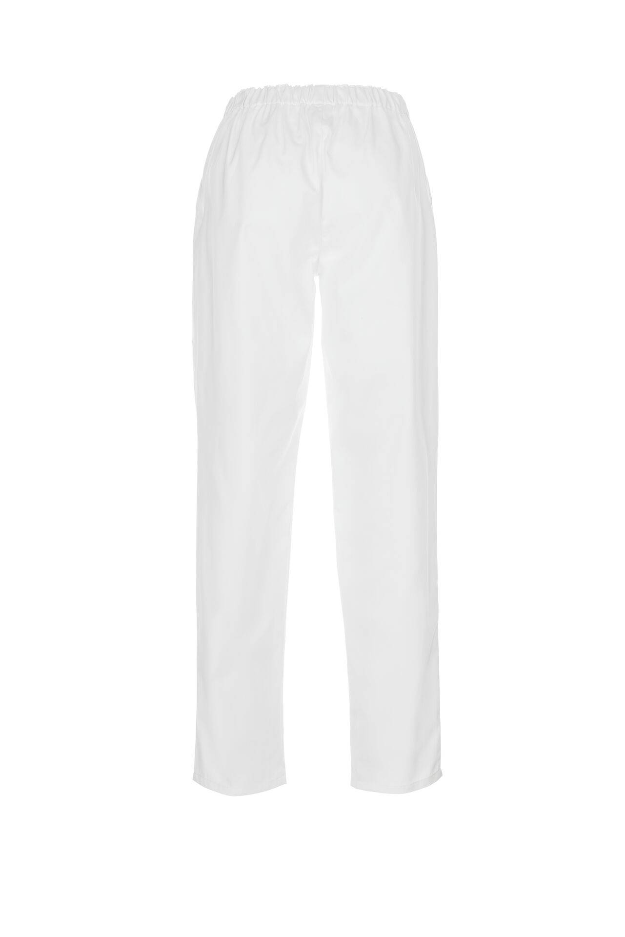 Damen Bundhose Mischgewebe reinweiß Größe 54