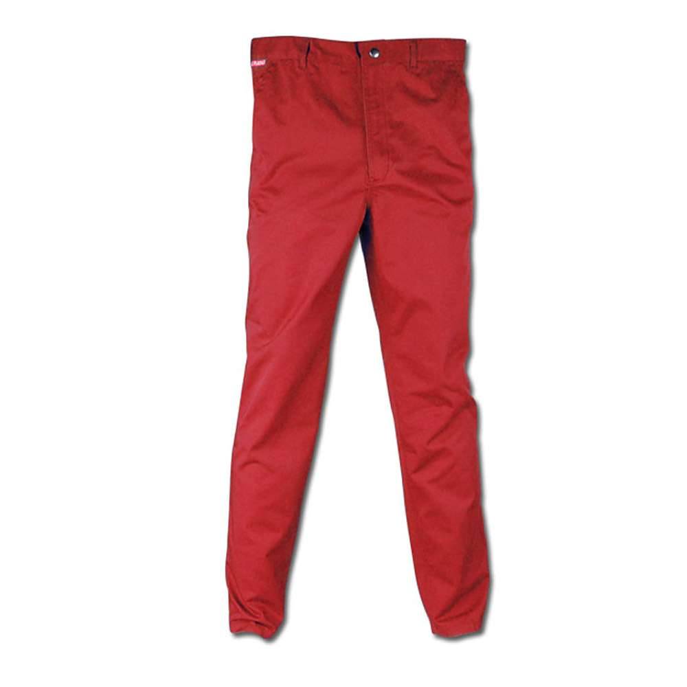 Bundhose - Gr. 98 - bordeaux - Norm EN 26330 - 65% PES - 35% CO - 260 g/m² - widerstandsfähig und robust - lange Lebensdauer -"MG 260"