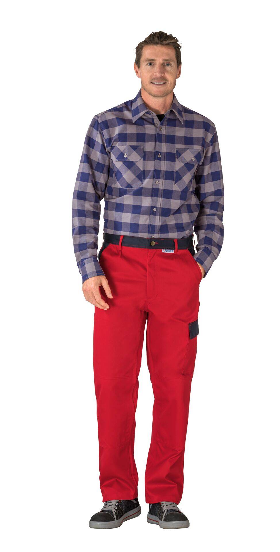 Tristep Bundhose rot/marine Größe 28