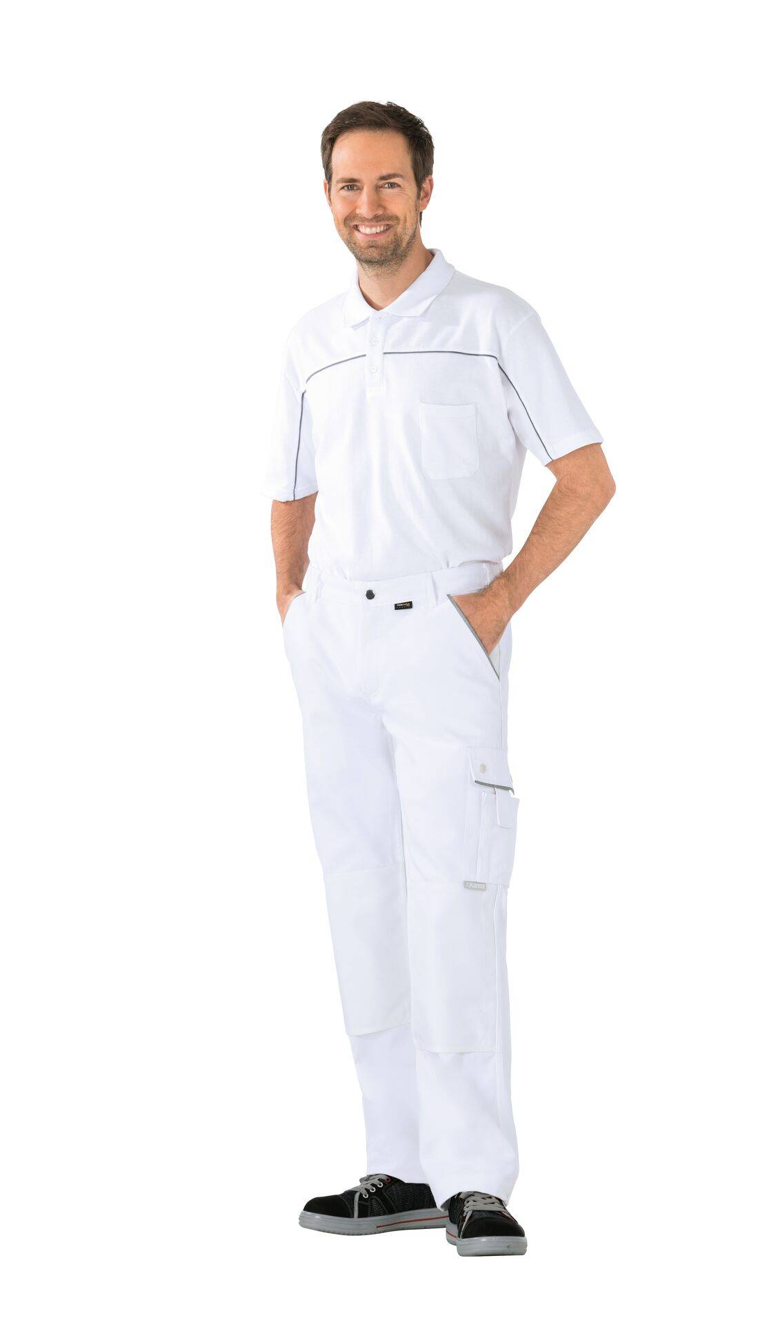 Canvas 320 Bundhose reinweiß/reinweiß Größe 102