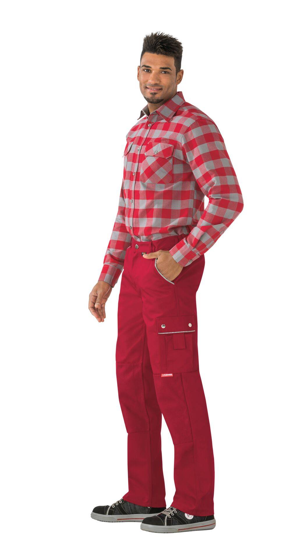 Canvas 320 Bundhose rot/rot Größe 46