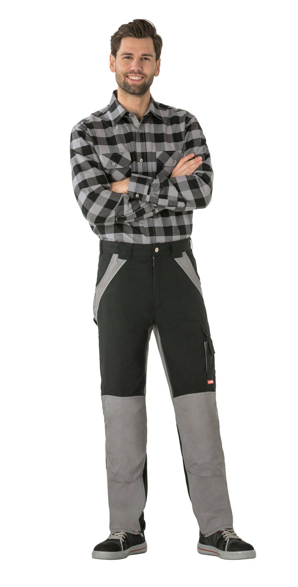 Plaline Bundhose schwarz/zink Größe 64