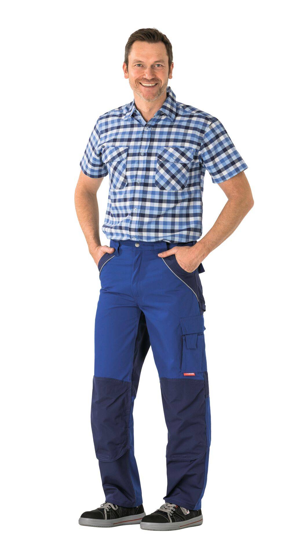 Plaline Bundhose kornblau/marine Größe 50