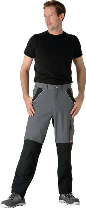 Bundhose Plaline Gr.48 schiefer/schwarz 65%PES/35 %CO