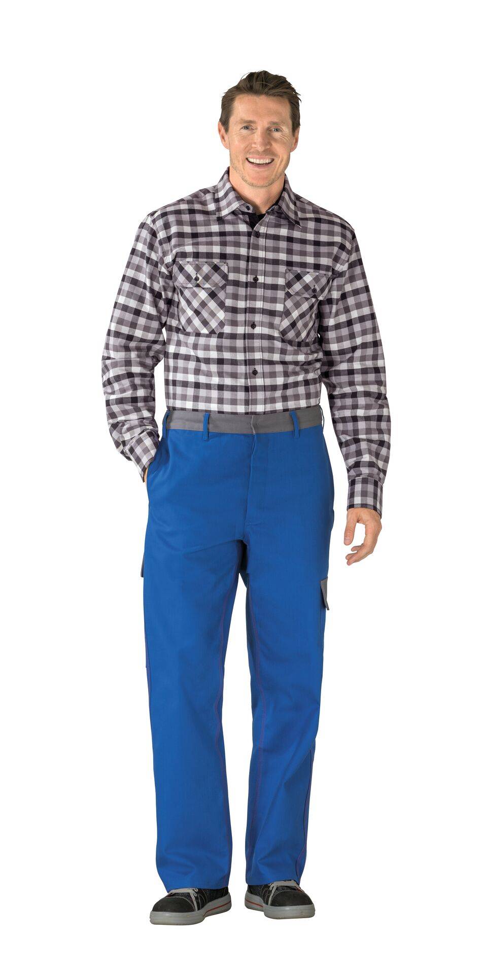Major Protect Bundhose kornblau/grau Größe 94