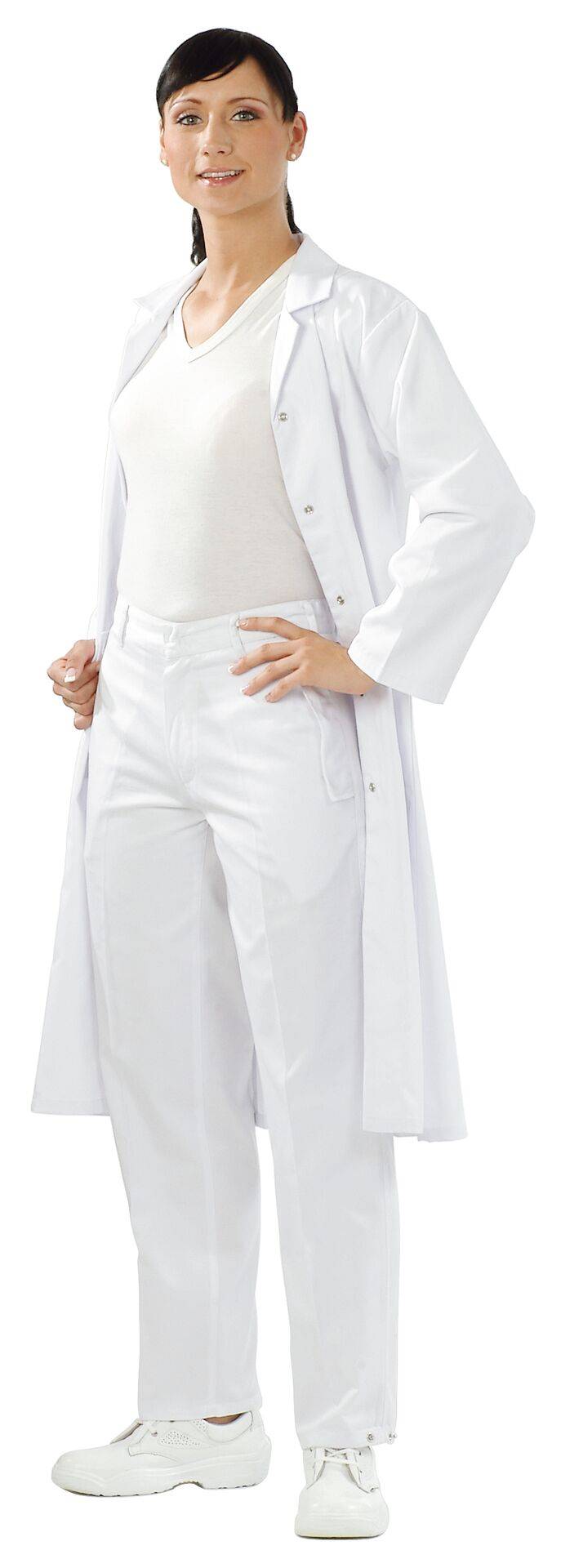 Food Damen Bundhose reinweiß Größe 42