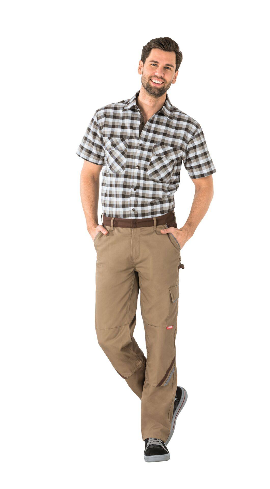 Highline Bundhose khaki/braun/zink Größe 46