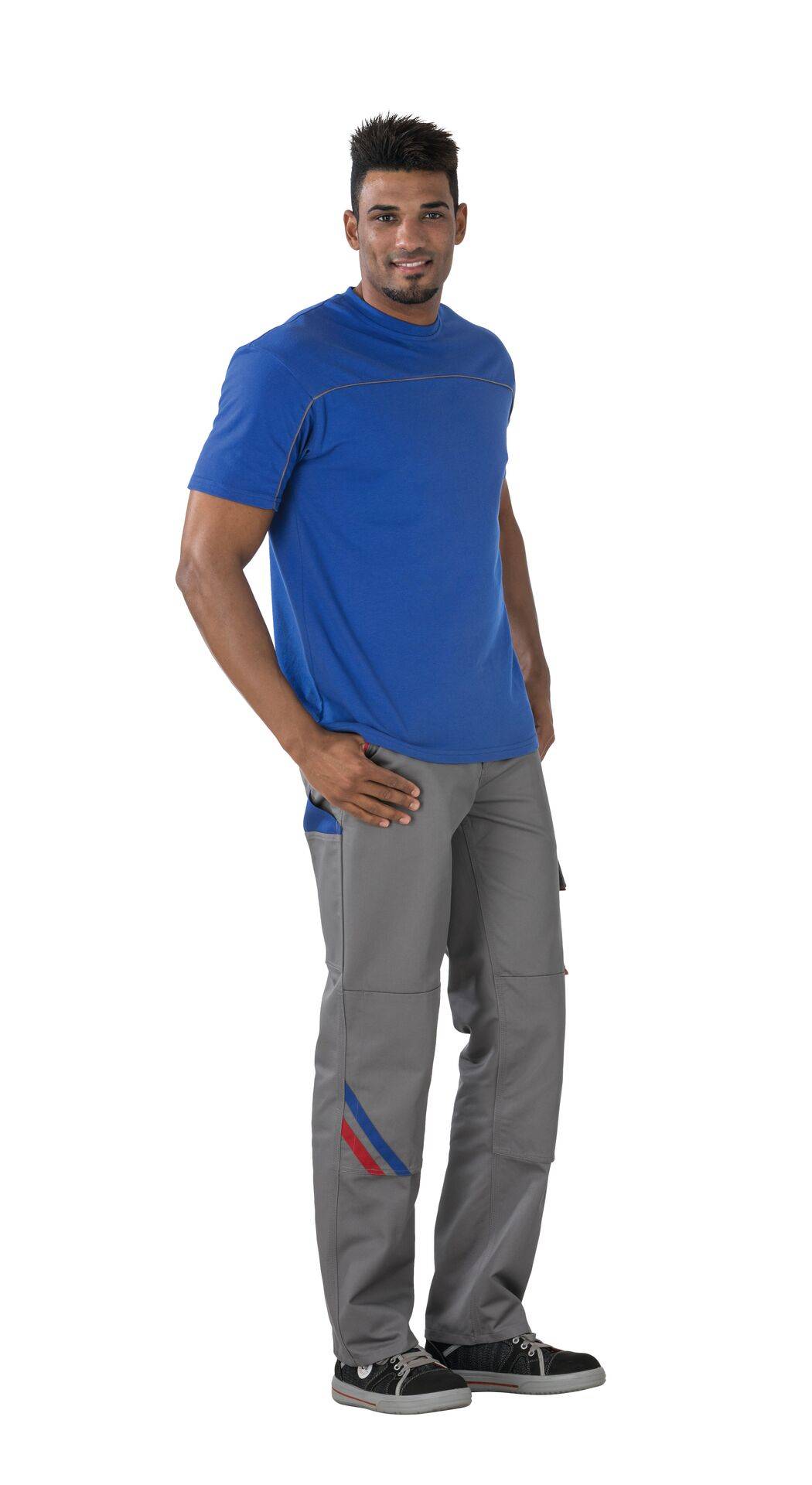 Highline Bundhose zink/kornblau/rot Größe 38