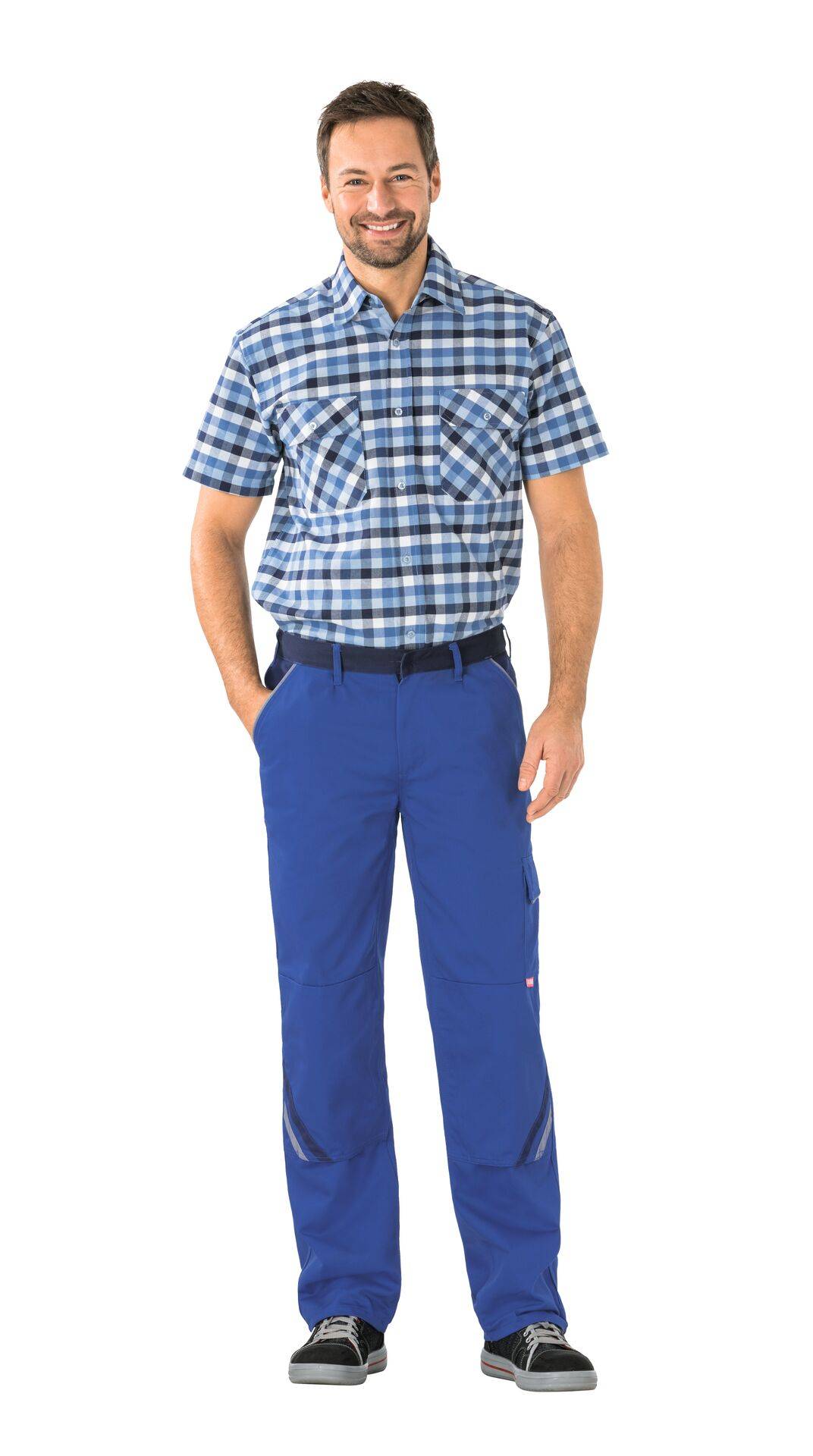 Highline Bundhose kornblau/marine/zink Größe 42
