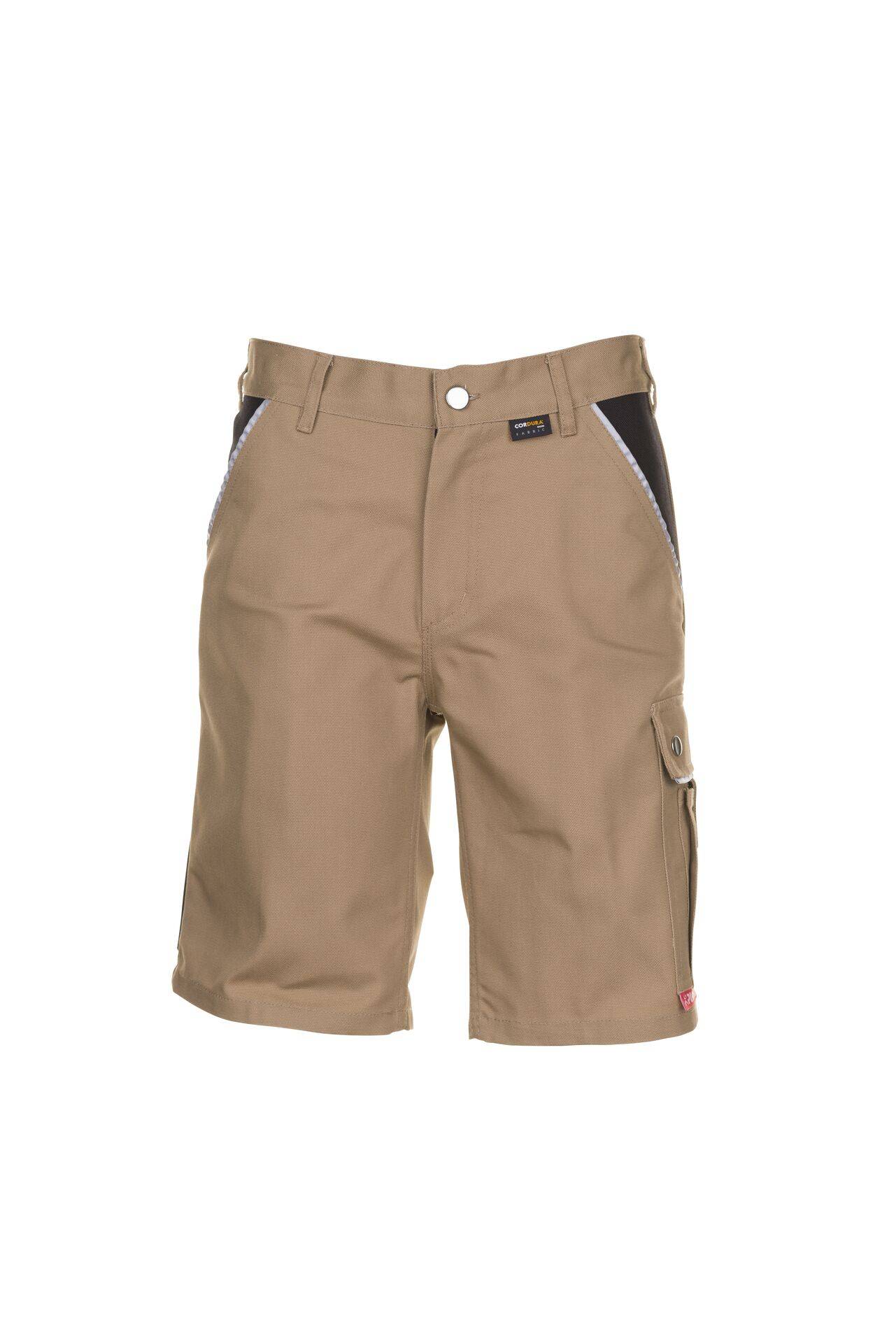 Canvas 320 Shorts khaki/schwarz Größe S