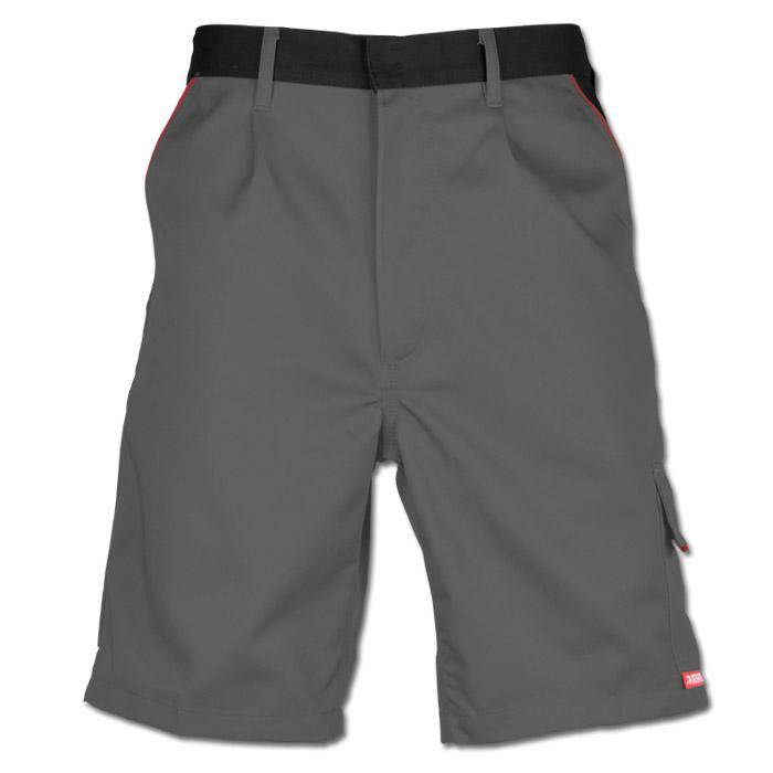 Arbeitsshorts - Gr. XL - schiefer/schwarz - 65% PES - 35% CO - strapazierfähig - atmungsaktiv - ideal für den Sommer - "Highline"