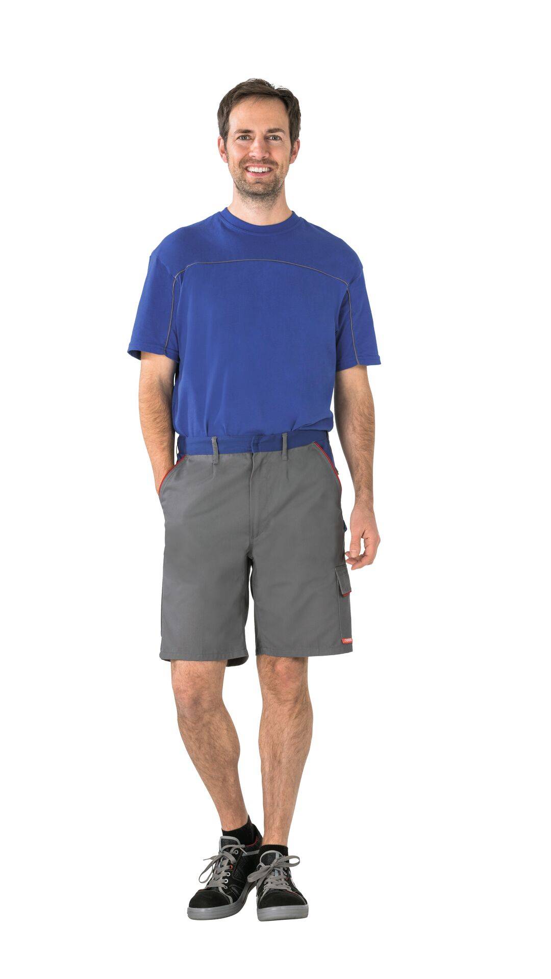 Highline Shorts zink/kornblau/rot Größe XL