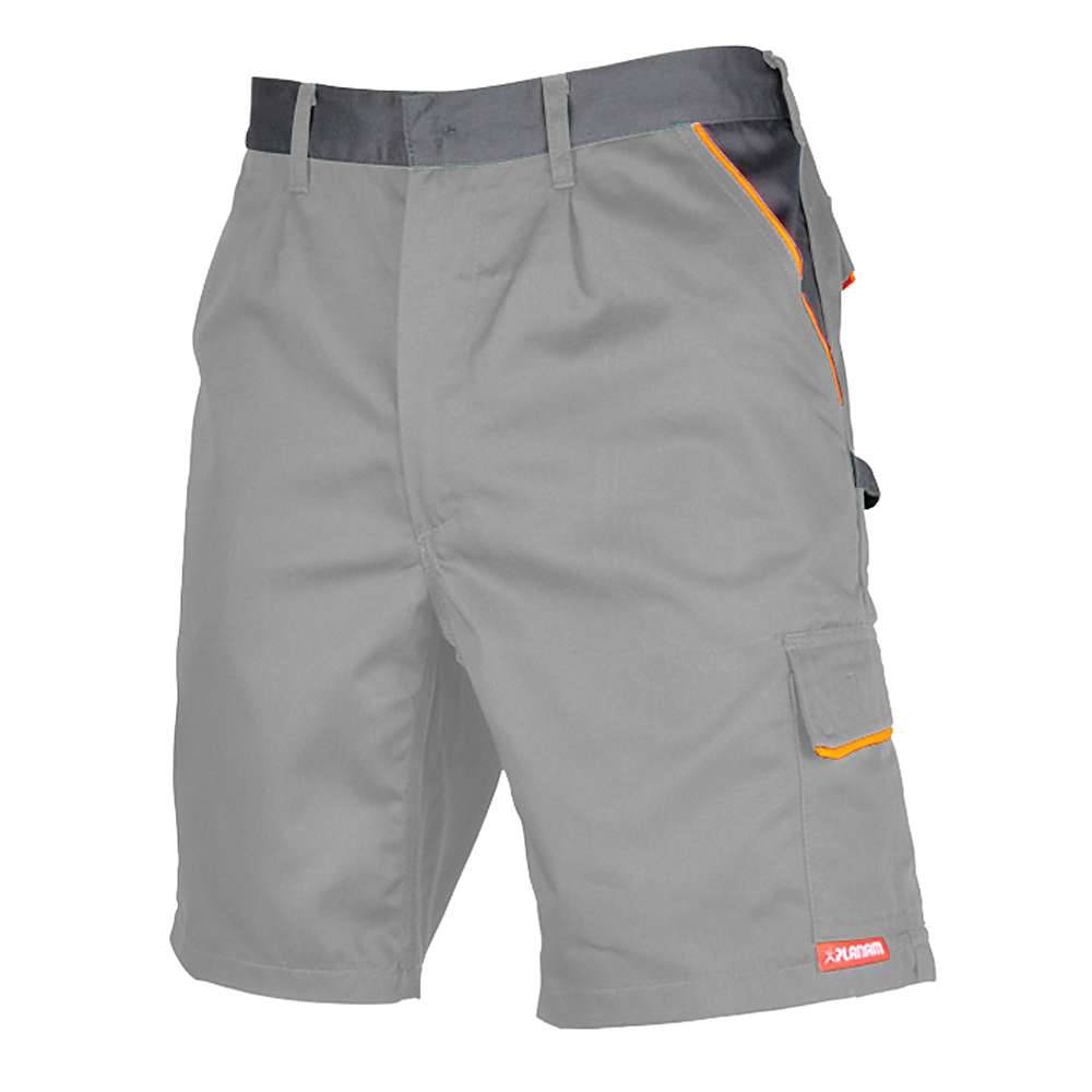 Shorts - Größe 2XL - zink/orange - 65% PES - 35% CO - strapazierfähig - ideal für wärmere Jahreszeiten - "Visline"
