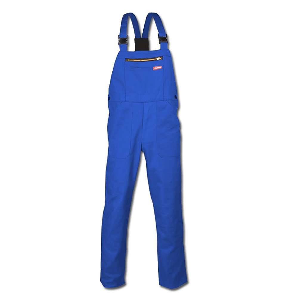 Arbeitslatzhose - Gr. 106 - kornblau - Norm EN 26330 - 100% CO - ca. 290 g/m² - widerstandsfähig geg. chem./mech. Einflüsse - "BW 290"