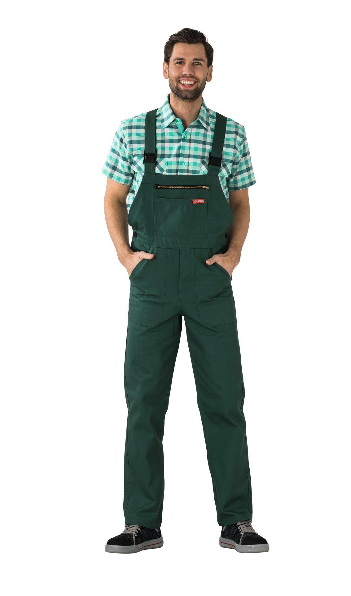 BW 290 Latzhose mittelgrün Größe 28