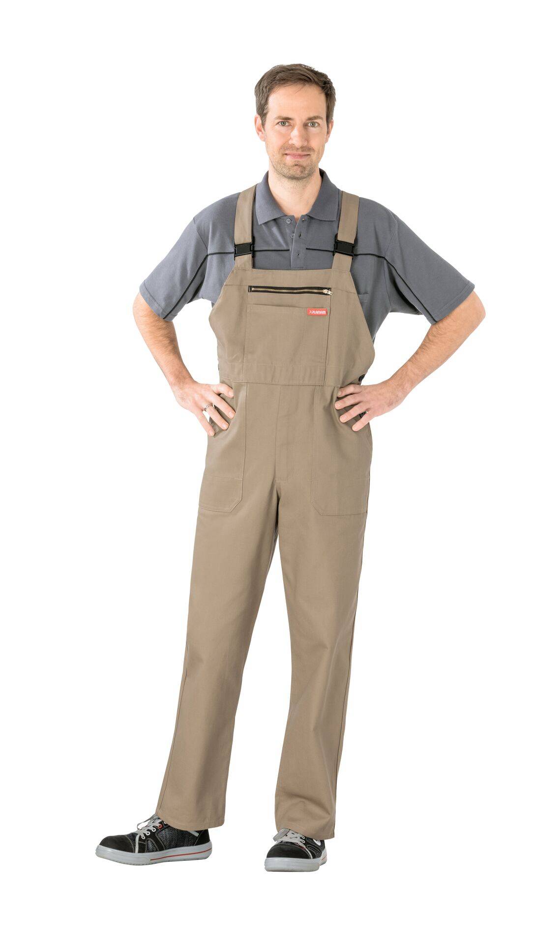 BW 290 Latzhose khaki Größe 110