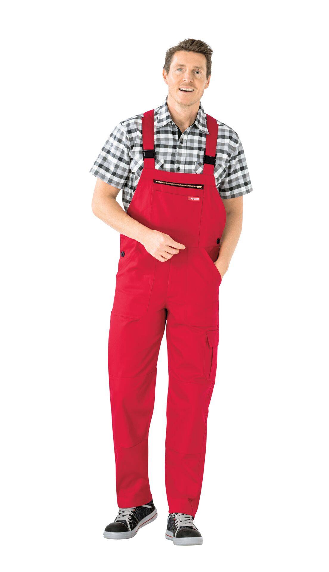 BW 290 Cargo-Latzhose mittelrot Größe 24