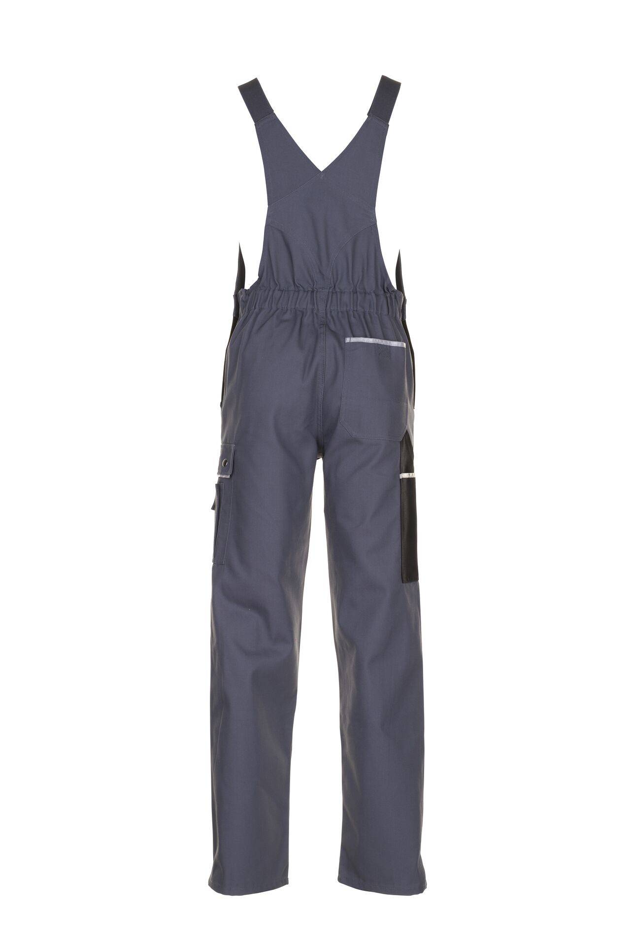 Canvas 320 Latzhose grau/schwarz Größe 90