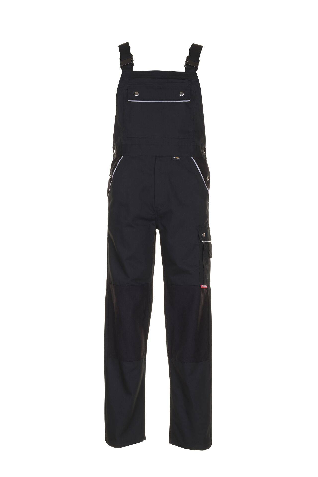 Canvas 320 Latzhose schwarz/schwarz Größe 24