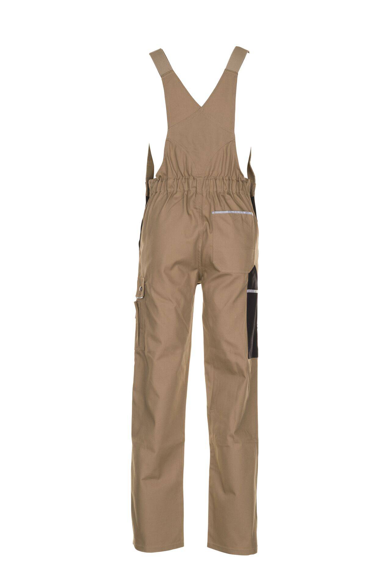 Canvas 320 Latzhose khaki/schwarz Größe 24