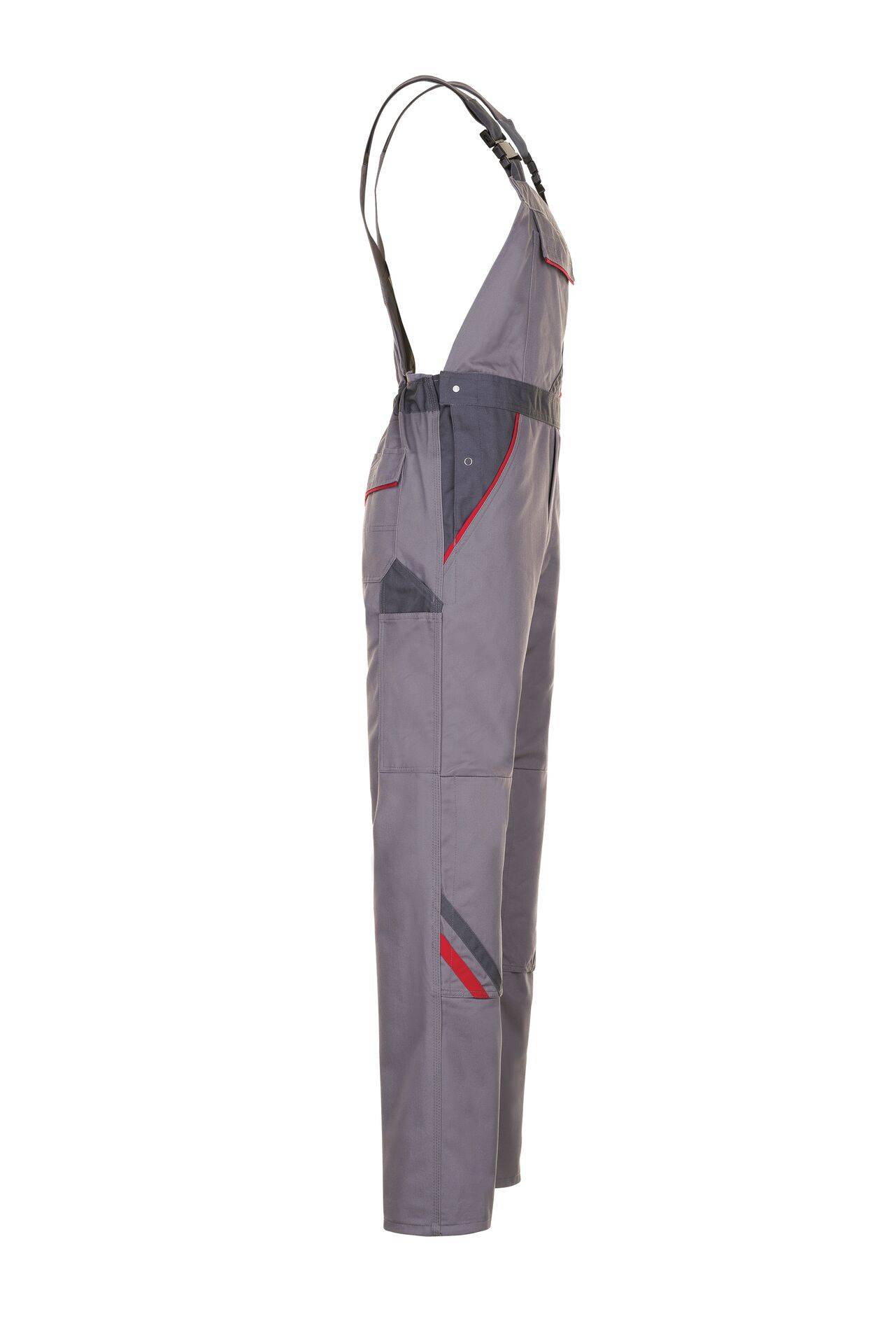 Highline Latzhose zink/schiefer/rot Größe 30