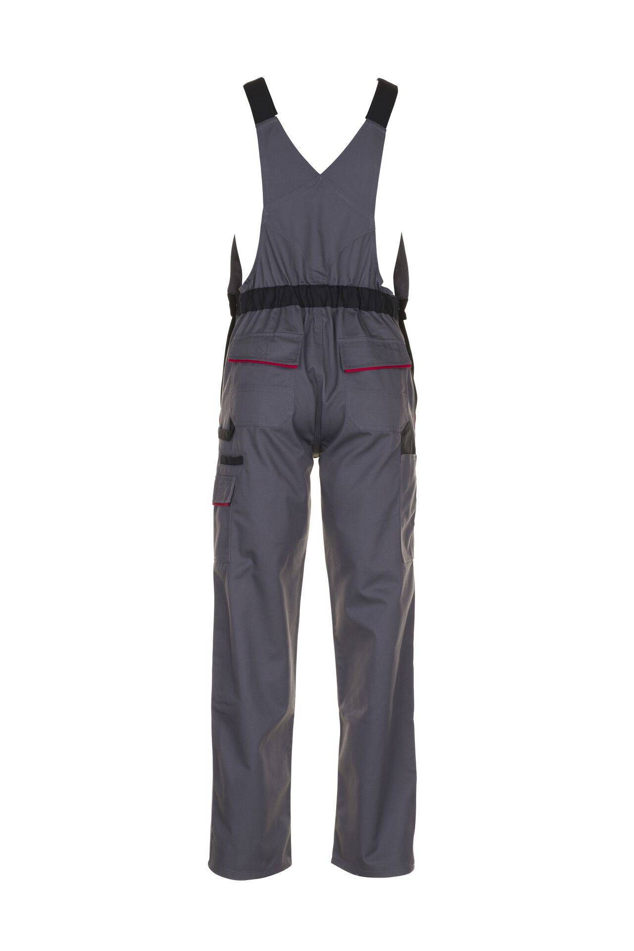 Highline Latzhose schiefer/schwarz/rot Größe 24