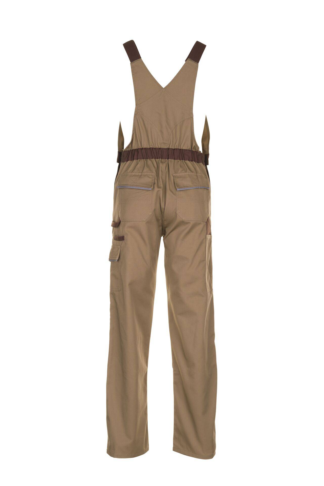 Highline Latzhose khaki/braun/zink Größe 98