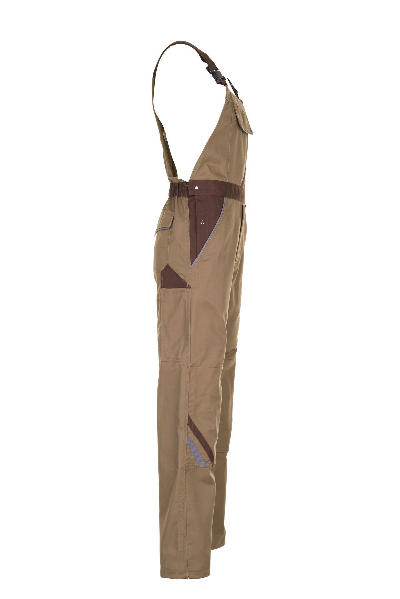 Highline Latzhose khaki/braun/zink Größe 98