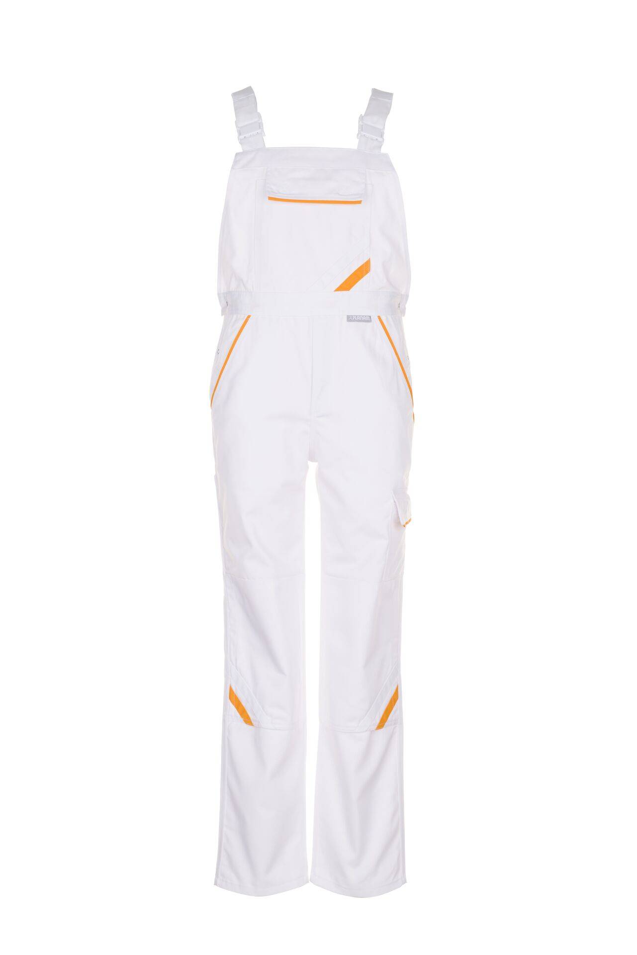 Highline Latzhose reinweiß/reinweiß/gelb Größe 27