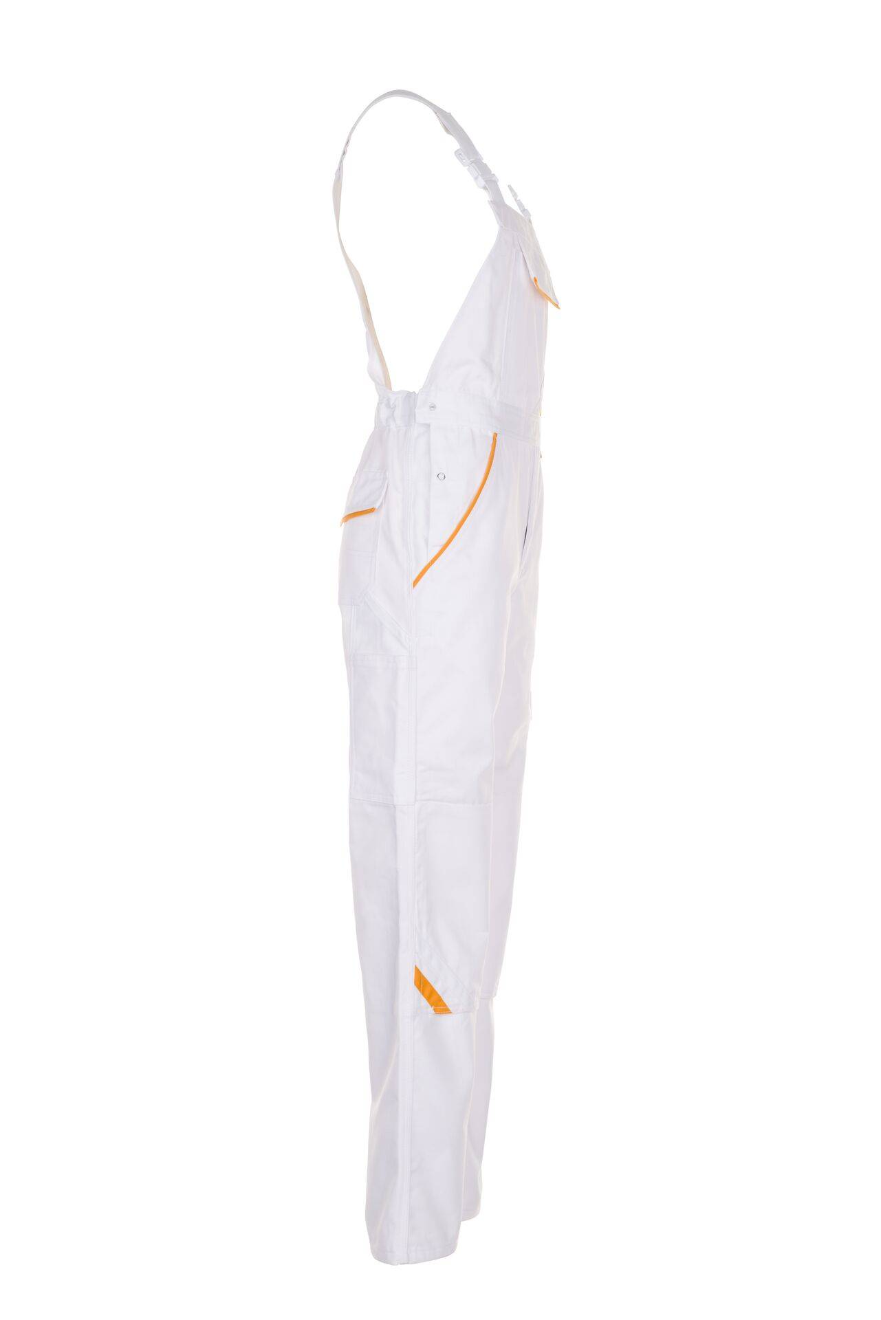 Highline Latzhose reinweiß/reinweiß/gelb Größe 66