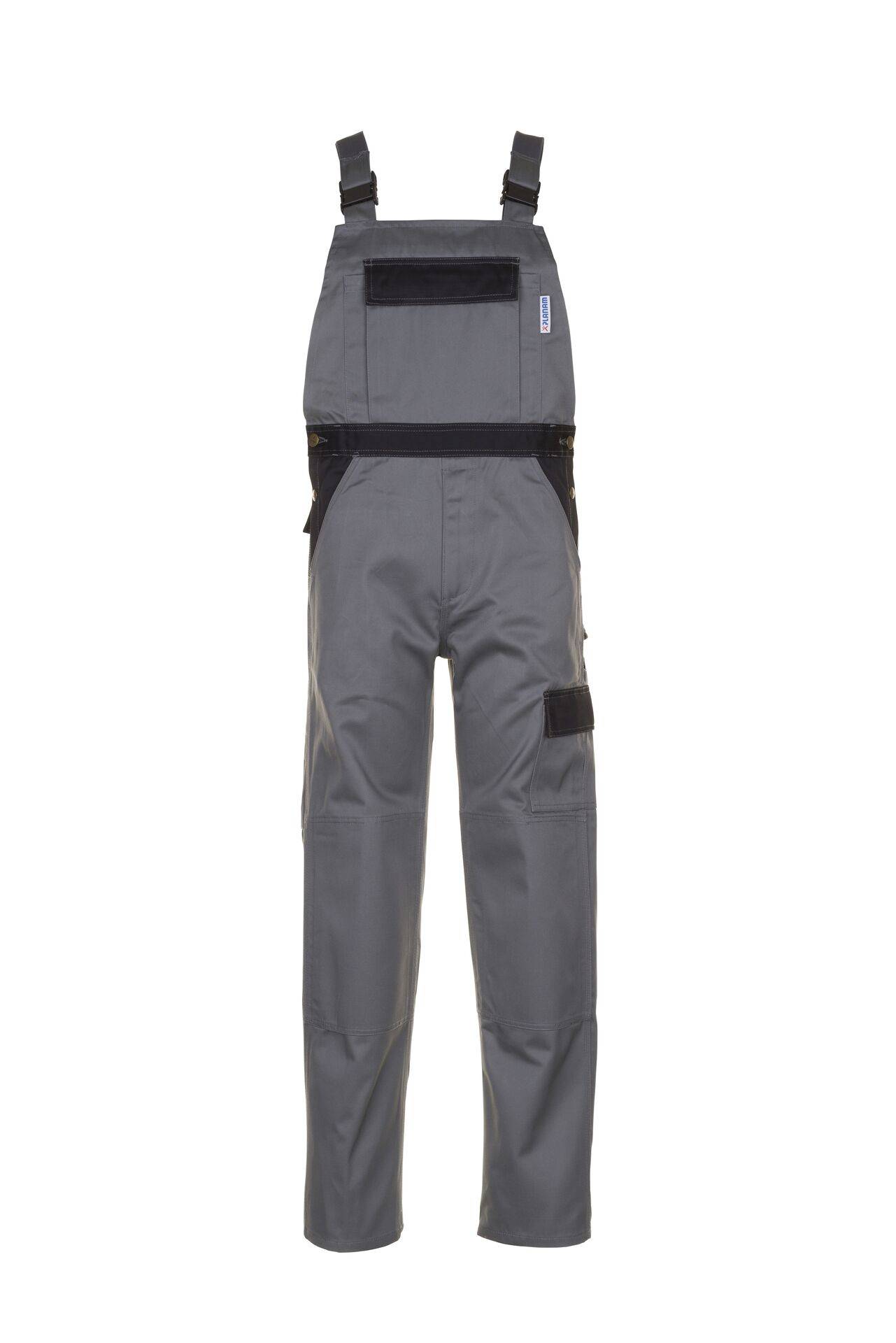 Tristep Latzhose grau/schwarz Größe 60